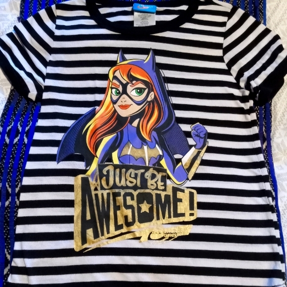 "Just Be Awesome" Girl's Superhero T-shirt, 10/12 - Picture 1 of 1